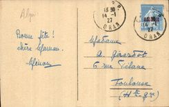 Algeria Oran CPA the theater