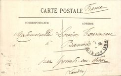 Algeria Oran CPA the Aucourt fountain