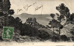 Algeria Oran CPA the fort of SAnta CRuz