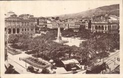 Algeria Oran CPA the place of the Foch Marshal