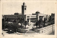 Algeria Oran CPA Train station