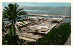 Algeria Oran CPA Train station maritime sight of the Letang walk