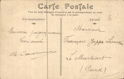 Szenen und Standards Algerien-CPA die ein Kaffee festmachen