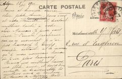 Szenen Algerien-CPA und eingeborener Standardhandel Sudin tissseuse de Haiks in seinem gourbi