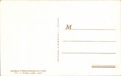 Algeria CPA Scenes and standard Arab Children playing