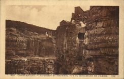 Algerien Constantine CPA mit der Oberseite von Rhummel gesehen von der Prachtstrasse des Abgrundes