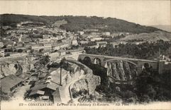 Algerien Constantine CPA das Brucke und Vorort EL Kantara