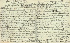 Algeria Oran CPA the military hospital and the church Saint Louis