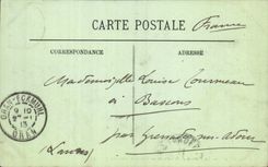 Algeria Oran CPA the walk of Letang Seen towards Santa CRuz