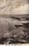 Algeria Oran CPA the new pier and the port Seen from of the vault SAnta CRuz