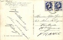 Algeria Oran CPA Seen from of the belevedere