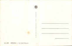 Algeria CPA Biskra the coffee glacier