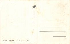 Algeria CPA Biskra Market with dates