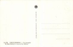 Algeria CPA Biskra the mosque of Sidi Maleck through the trees