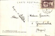 Constantine - Algerien - Algerien - Afrika - Afrika - Biskra - das Gatter von Serves oder von Goldgatter - CPA