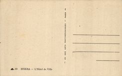 Constantine - Algerien - Algerien - Afrika - Afrika - Biskra - das Rathaus - CPA