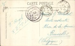 Constantine - Algerien - Afrika - grosse Moschee-nationale Strasse - CPA