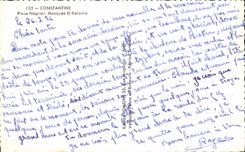 Algerien - Afrika - Constantine - Sklavenhandler setzen - Moschee-EL Ketania - CPA