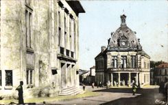 Algeria - Africa - Souk Ahras the Theater and the Town hall - CPA