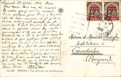 Algerien - Afrika - Biskra - Constantine - Ansicht uber den Weg - Kamel - Kamel - CPA