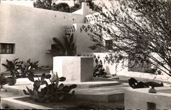 Algeria Blessed Abbots MODERN CARD the tower of the hotel of the Trans-Saharan one