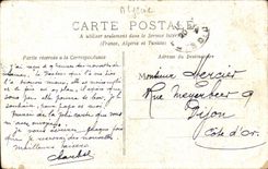 Algeria CPA Djama el Kebir Palm trees of Regency