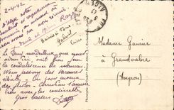 Algeria CPA Fort of water the beach and villas