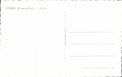 Garten Algerien-Biskra CPA Constantine