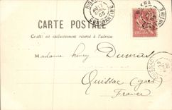 Kasino Algerien-Biskra CPA Constantine und Strasse des Touggourth Hotels der Schmidt-Oase