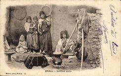 Algeria Biskra Constantine CPA Interior Arab