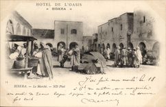 Markt Algerien-Biskra Constantine CPA