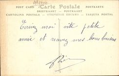 Algeria Biskra Constantine CPA the casino (ass donkey)