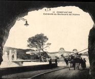 Ende Algerien-Constantine CPA der Prachtstrasse des Abgrundes