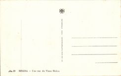 Algerien Constantine CPA Biskra eine Strasse des Biskra alten Mannes