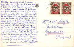 Algerien Constantine CPA Biskra eine Strasse (Eselsesel)