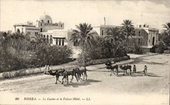 Algeria Constantine CPA Biskra the casino and the de luxe hotel Hotel