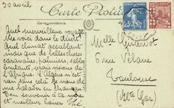 Algerien Constantine CPA Biskra das Kasino und das De-luxe Hotel Hotel