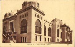 Algeria CPA Blida the market with the tobaccos