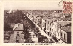 Algeria CPA Blida the Trumelet boulevard