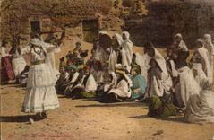 Algeria CPA Dances of Ouled Nails (women)