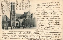 Paris CPA Eglise Saint Germain l'auxerrois