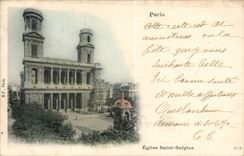 Paris CPA Eglise Saint Sulpice