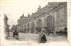 Paris CPA the new Station of Orleans