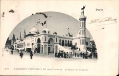 Paris CPA Fair universal of 1900 (Trocadero) the palate of Algeria
