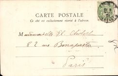 Paris CPA Fair universal of 1900 (Trocadero) the palate of Algeria