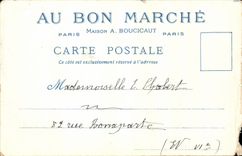 Paris CPA Le vieux Paris Porte St Michel Offert par les Magasins du Bon Marche