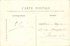 Wood of Boulogne CPA Seen on the lake Saint James