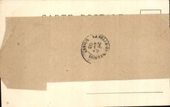 Paris CPA House of Commons BilbiothequeDemosthenes harangue floods of the sea (library)