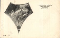 Paris CPA House of Commons BilbiothequeHesiode and the MUSE (library)