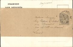 Paris CPA House of Commons Living room Eugene Delacroix (old living room of the king)